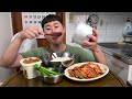 밥에 물 말아서 땡초랑 쌩지랑 옴마 땡초 징그럽게 맵고만~ 입맛이 그냥 살아나네 먹방MUKBANG