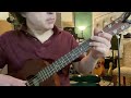 2- 5 1 in G major warm up and improvisation practice for baritone ukulele and guitar.