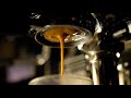 Espresso channeling (slow motion)