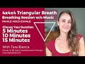 4x4x4 TRIANGULAR BREATHING: INHALE-HOLD-EXHALE Guided Breathing Exercise w/o Music