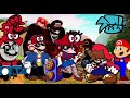 FNF VS Mario & Friends - Mario’s levels - (Bad Day M&F Mix)