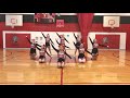 Brookpark Middle School Cheerleaders 2019 Basketball Halftime Routine