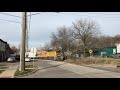 Crandic running along Maiden Lane in Iowa City