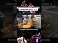 Allen Iverson Talks About Kobe Bryant
