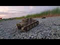 1/24th Scale RC Tank battle T34-85 vs Tiger 1 (late version)