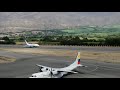 Primer vuelo comercial de Aeroregional a Catamayo / Loja - Aterrizaje