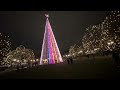 Denver Civic center park building Christmas event #light show
