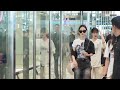 aespa (Karina, Giselle, Winter, Ningning) at Da Nang international airport, departing back to Korea