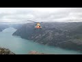 SAR helo lands on famous Pulpit Rock in Norway