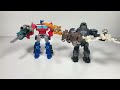 Transformers Rise of the Beasts Toys Battle Masters! Rhinox, Skullcruncher, and Cheetor!