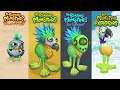 My Singing Monsters Vs Raw Zebra Vs The Monster Exolorers Vs Fanmade | Redesign Comparisons