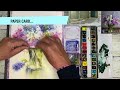 Watercolor Painting Video / No BRUSH - NO PROBLEM CHALLENGE