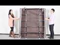 SONGMICS Portable Wardrobe ULSF03K Assembling