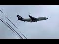 Cathay Pacific Cargo Boeing 747-400F Takeoff from London Heathrow Airport - View From My House - 4K