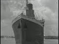 BREATHTAKING VIEW OF RMS OLYMPIC DEPARTURE 1928