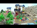 LEGO City Hit By Tsunami - LEGO Dam Breach - Flood Disaster vs LEGO Sets