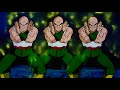 Raditz VS Tien, Krillin, Yamcha, and Chiaotzu