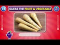 Guess 100 FRUITS and VEGETABLES in 3 seconds 🍌🥕🥔 | 100 Different Types of Fruit and Vegetables