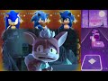 Tiles Hop EDM Rush! || Sonic Prime | Sonic Boom | Sonic The Hedgehog | Sonic The Werehog || Hopverse