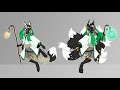 Natsu (Re)Designs - Kitsune Characters (OC Speedpaint)