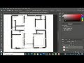 Easy Autocad House plan render in photoshop