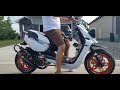 yamaha zuma 50 2 stroke cold start | morning warm up | minarelli | TPR 86