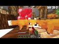 I Survived 100 Days as a FOX in HARDCORE Minecraft!
