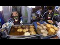 Paradise of Frying. Great Korea Street Food at Gwangjang Food Market, Seoul