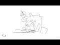 smoking wolf TVPaint animation + process