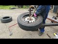 Homemade tire mounting tool