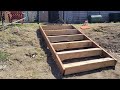 Building Outdoor Stairs on a Slope #diy