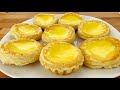 Hong Kong Egg Tart Recipe | No Need to Knead Dough | Food Hack