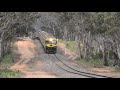 Trackside: The Rare sight of two trains at Dunolly at the same time- 22/9/20