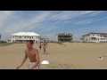 BUOY BALL FLIPS ON THE BEACH!!