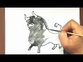 How to draw Ferdinand, Draw cartoon characters, drawing school, carton Ferdinand, trend cartoons