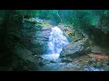 Calm and relaxing water and waterfall ambience for yoga, meditation, and sleep with zen music