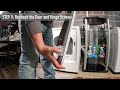How to Reverse a Dryer Door in 9 Easy Steps - Samsung
