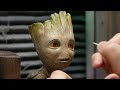 Groot Sculpture Timelapse - Guardians of the Galaxy