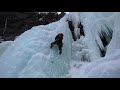 Contre vents et marées - A wee ice climbing adventure at Baie Éternité, with Bach.