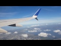 United Airlines 737- 800 Beautiful Takeoff From Tampa, FL