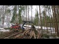 Working With Old Kockums Tree Harvester