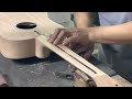 Guitar manufacturing process in China factory | Made in China