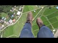 長野県でパラグライダー体験 - Paraglider experience in Nagano, Japan.