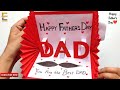 Father's day special card ideas 2024 / Happy Father's day greeting card handmade
