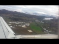 Airbus A320 takeoff from Hobart