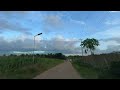 [4K] ទិដ្ឋភាពតាមដងផ្លូវ នៃទឹកដីកោះ | Street View  Island | Kampong Cham