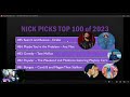 NICK PICKS: Top 100 of 2023 (Part 1)