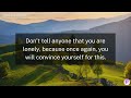 Don’t tell anyone that you are lonely, because... | Factopia Insights