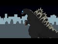 Shin Godzilla (2016) Vs Heisei Godzilla (1994) (Stick Nodes animation)