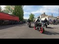 FFMC 08 Manif contre le CT moto encadrée par la Gendarmerie